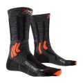 Шкарпетки X-SOCKS® Trek X Merino 4.0 Grey Duo Melange/X-Orange/Black