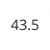 43.5